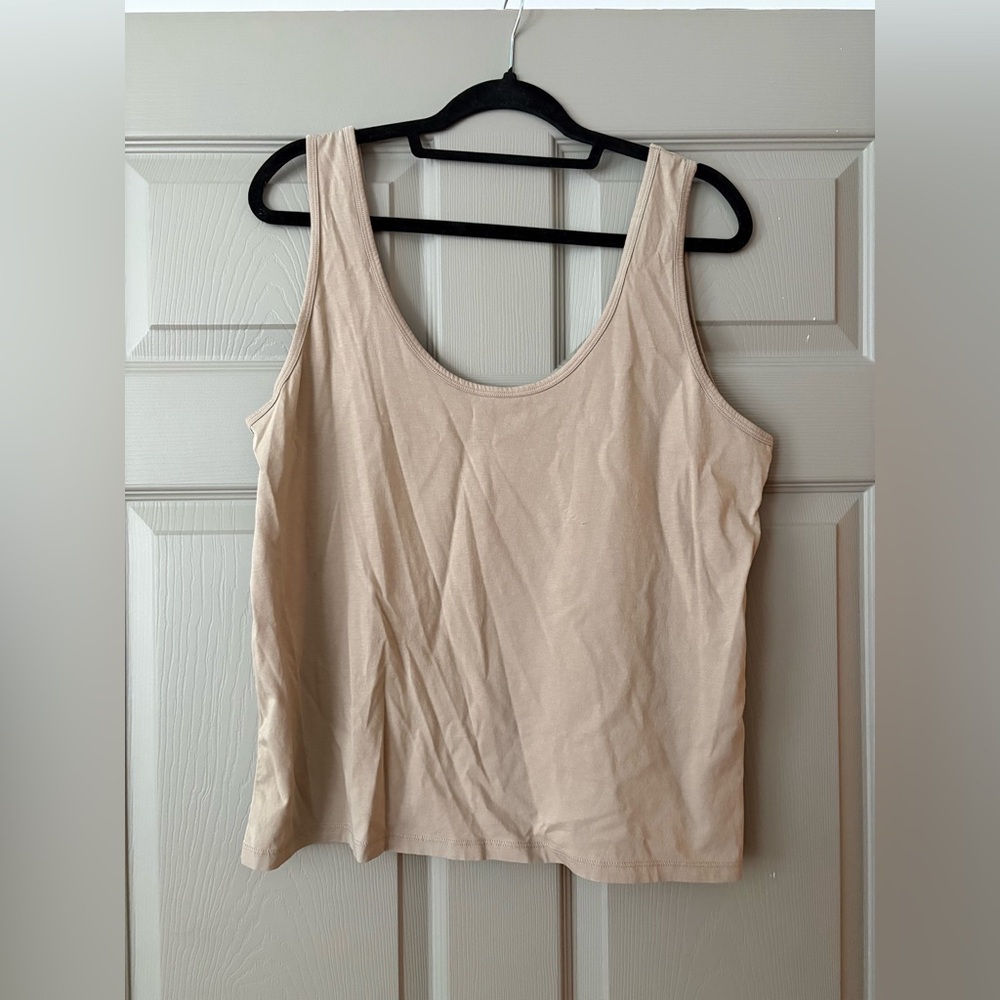 Abercrombie & Fitch Women's Cream Tank Top